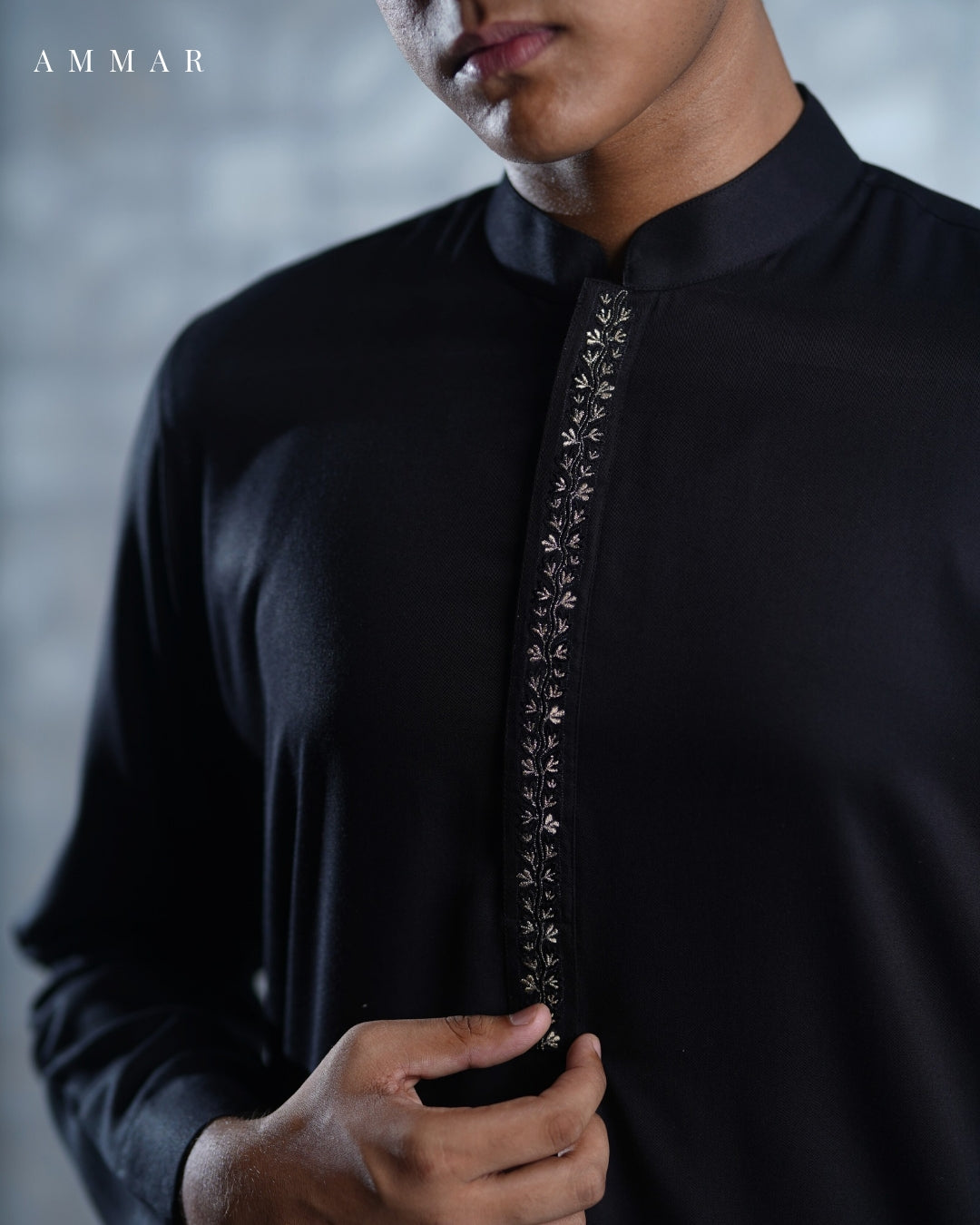 Sarafaraz Black Panjabi